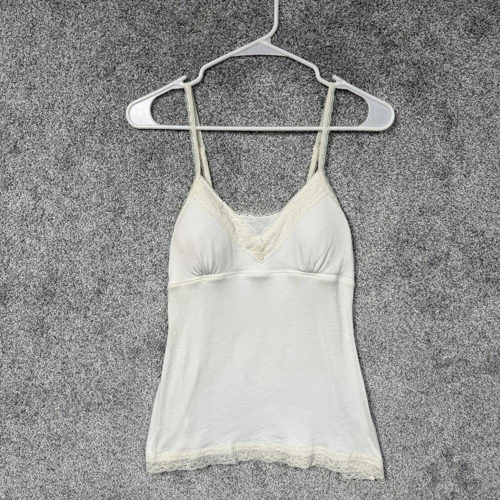 Vintage Y2K L.e.i Babydoll Cami Juniors L Lace Trim Layering Coquette Fairycore